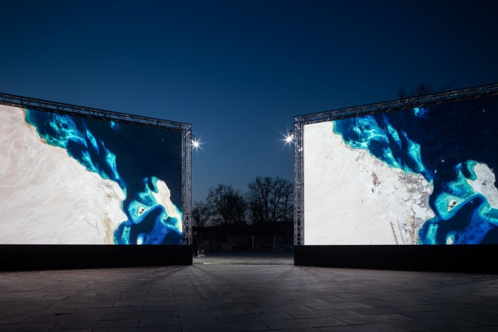 Instalace Signal Festivalu oslavy Dne Země. Instalace Signal Festivalu oslavy Dne Země.