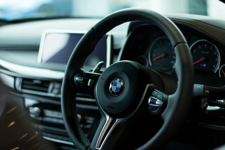 Interiér automobilu značky BMW Interiér automobilu značky BMW