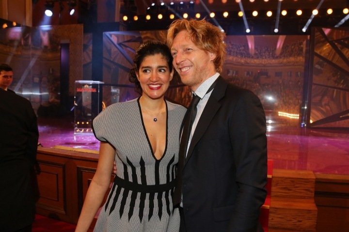 Karel Janeček s manželkou 