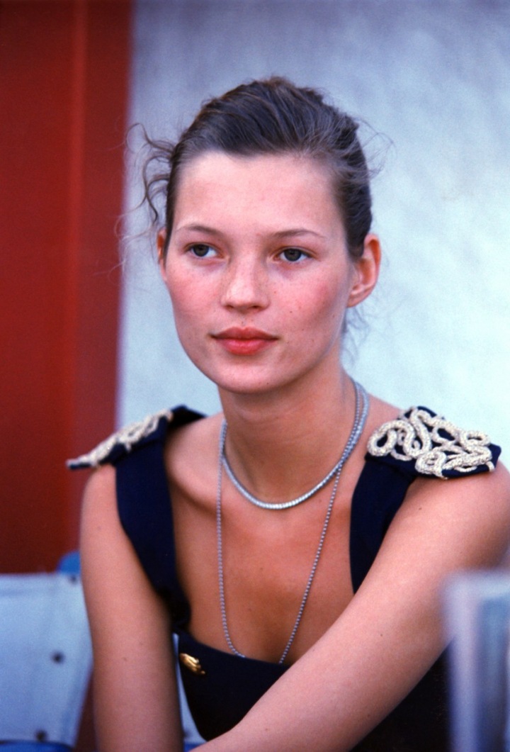 Kate Moss v mládí. 