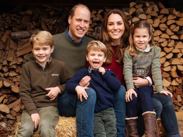 Princ William a Kate Middleton s dětmi Princ William a Kate Middleton s dětmi