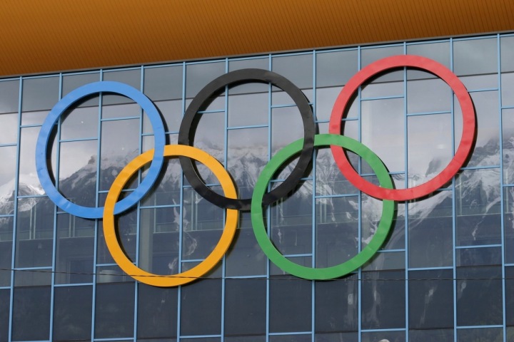 Olympijské kruhy. Olympijské kruhy.