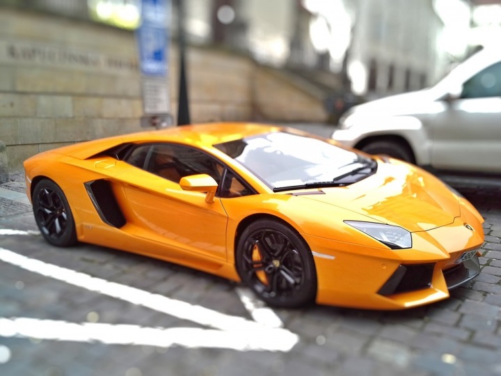 Lamborghini na jedné z brněnských ulic