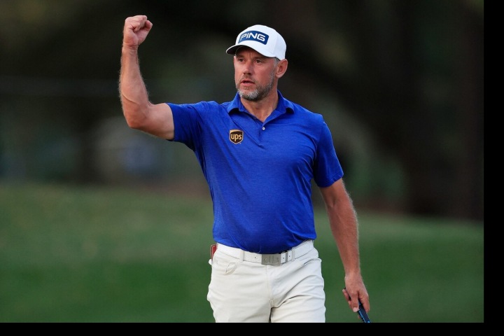 Britský profesionální golfista Lee Westwood