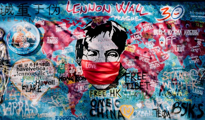 Lennonova zeď v Praze