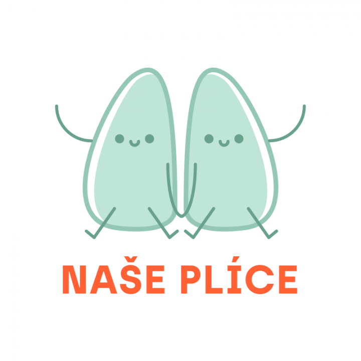 Logo Naše plíce Logo Naše plíce