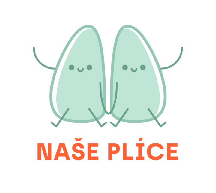 Logo Naše plíce Logo Naše plíce