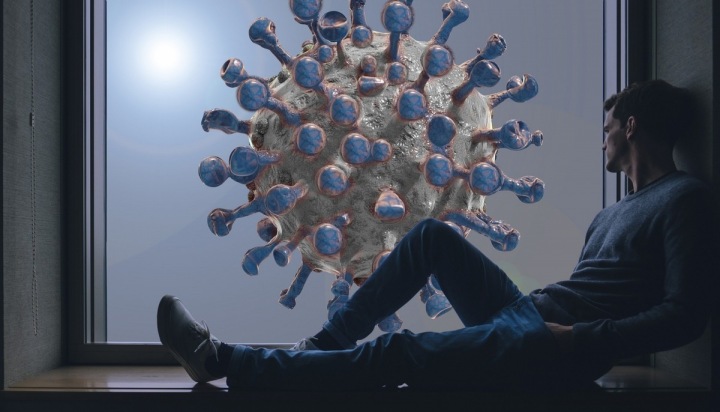 Muž za oknem, za nímž se vznáší virus Muž za oknem, za nímž se vznáší virus