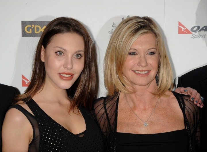 Olivia Newton-John a dcera Chloe Rose Lattanzi Olivia Newton-John a dcera Chloe Rose Lattanzi