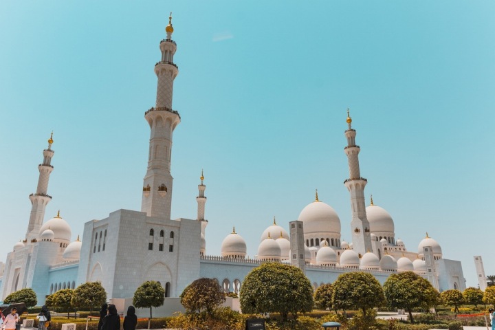 Mešita v Abu Dhabi. Mešita v Abu Dhabi.