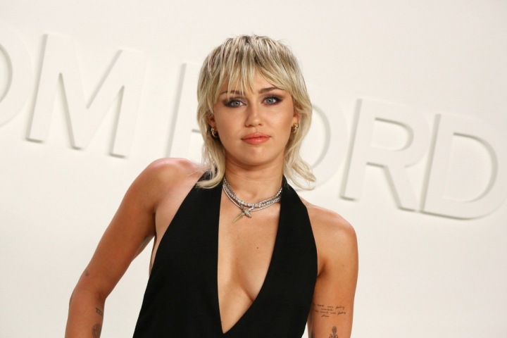 Miley Cyrus na show Toma Forda Miley Cyrus na show Toma Forda