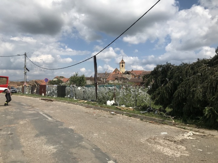 Pohled na Moravskou Novou Ves. Pohled na Moravskou Novou Ves.