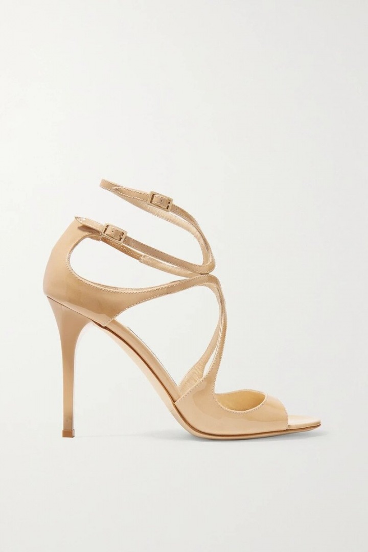 Nude sandálky Jimmy Choo Nude sandálky Jimmy Choo