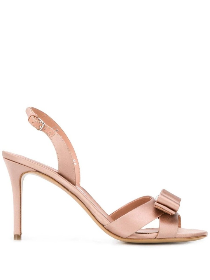 Nude sandálky Salvatore Ferragamo Nude sandálky Salvatore Ferragamo