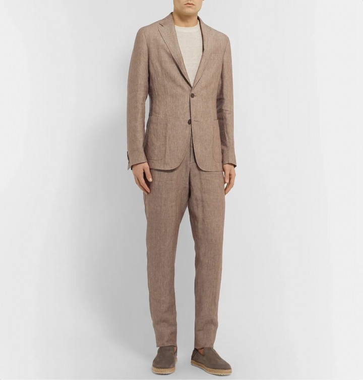 Plátěný oblek ERMENEGILDO ZEGNA Plátěný oblek ERMENEGILDO ZEGNA