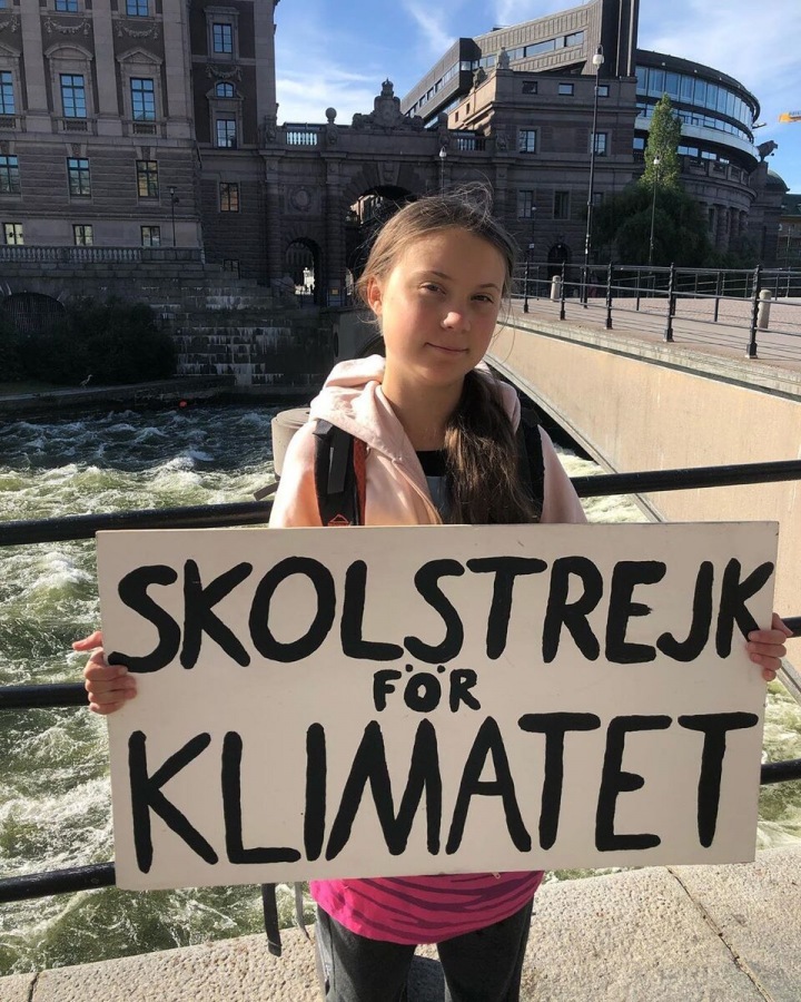 Aktivistka Greta Thunberg Aktivistka Greta Thunberg