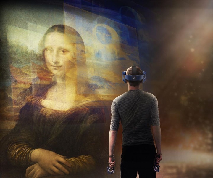 Poslední část výstavy umožňuje návštěvníkům vstoupit do virtualní reality. Poslední část výstavy umožňuje návštěvníkům vstoupit do virtualní reality.