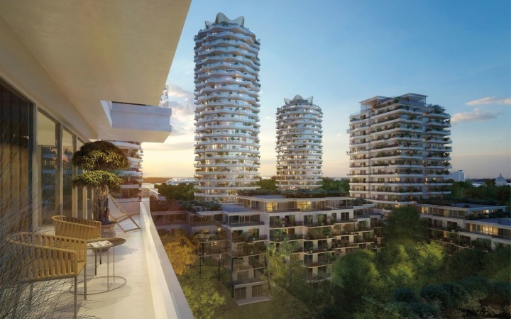 Vizualizace vítězného projektu Evy Jiřičné