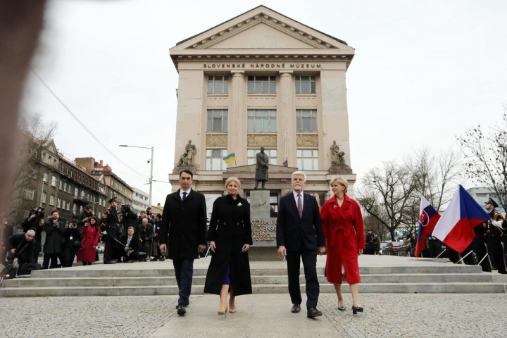 Prezidenti uctili významné osobnosti společné historie Milána Rastislava Štefánika a Tomáše Garrigua Masaryka