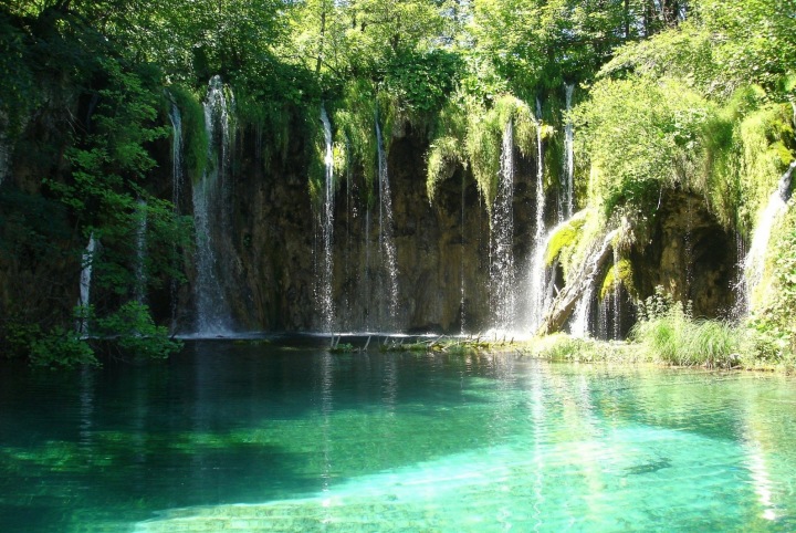 Plitvická jezera, Chorvatsko, vodopády