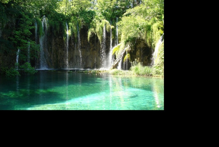 Plitvická jezera, Chorvatsko, vodopády Plitvická jezera, Chorvatsko, vodopády