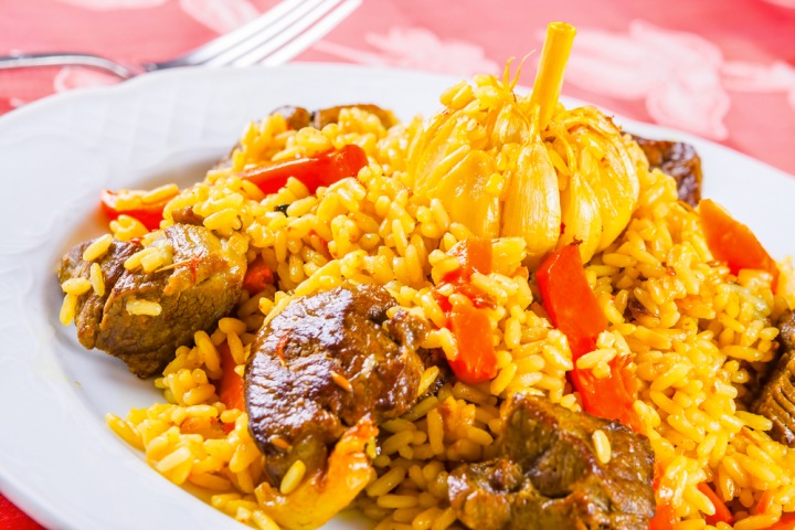  Uzbecké národní jídlo - plov