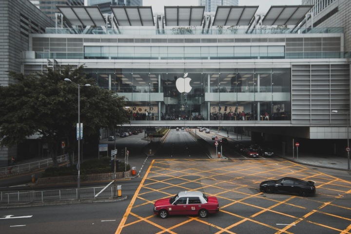 Prodejna společnosti Apple v Hong Kongu Prodejna společnosti Apple v Hong Kongu