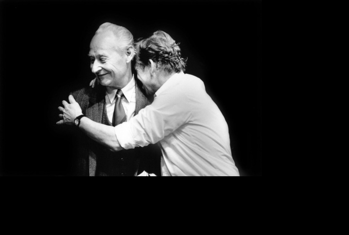 Václav Havel a Alexander Dubček.