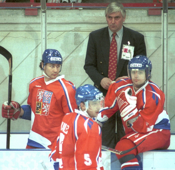 Ivan Hlinka při zápase. Ivan Hlinka při zápase.