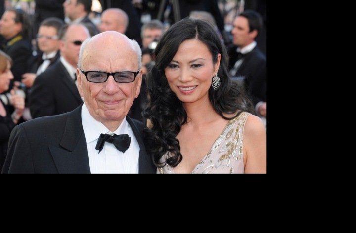 Mediální magnát Rupert Murdoch s exmanželkou Wendi Deng