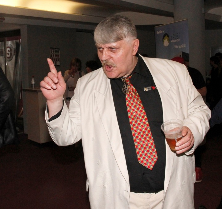 Ivan Jonák na premiéře filmu Bony a klid.