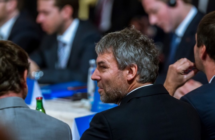 Petr Kellner na Žofíně při návštěvě čínského prezidenta v Česku Petr Kellner na Žofíně při návštěvě čínského prezidenta v Česku