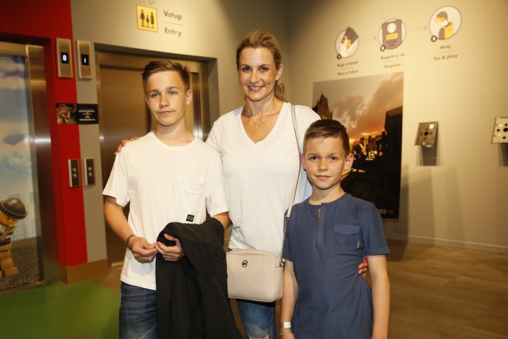 Monika Marešová se syny Jakubem a Matějem Monika Marešová se syny Jakubem a Matějem