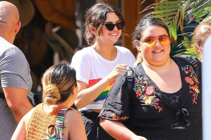 Selena Gomez v ulicích Mexika