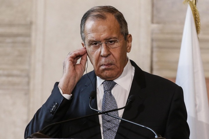 Sergej Lavrov si nemyslí, že Rusko napadlo Ukrajinu. 
