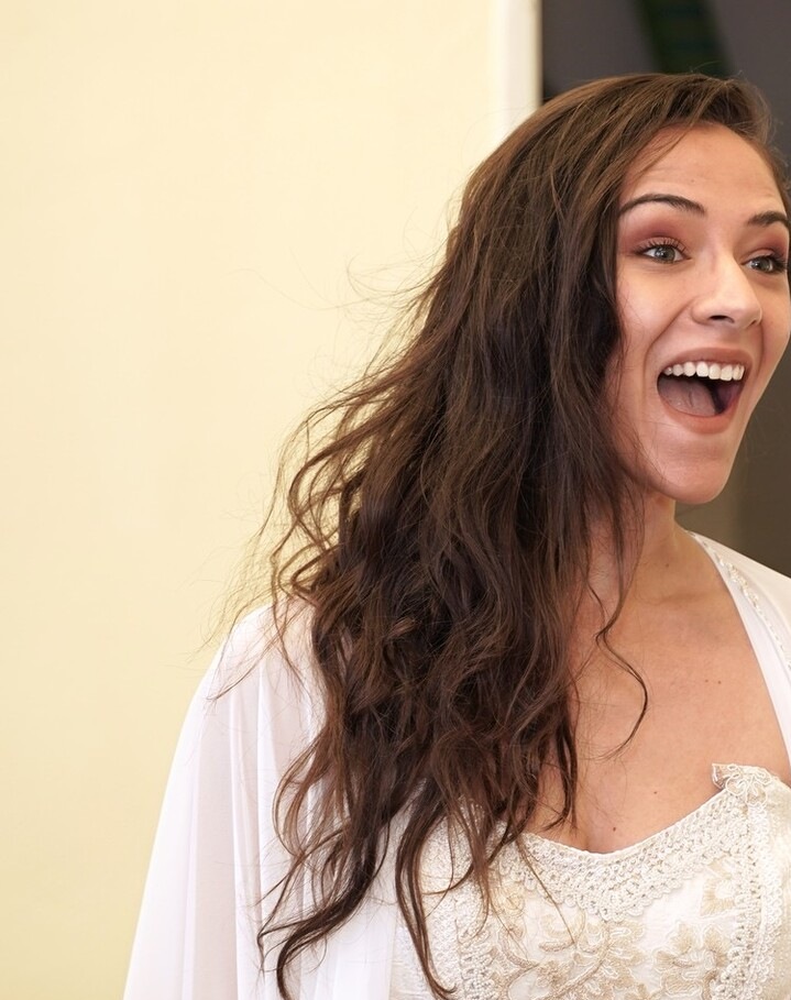 Herečka si od běžné práce na chvíli odpočine