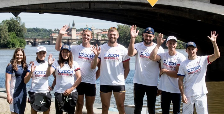 Český tým v olympijském oblečení Český tým v olympijském oblečení