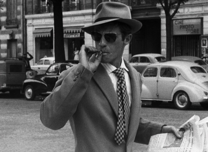 Jean-Paul Belmondo ve filmu U konce s dechem Jean-Paul Belmondo ve filmu U konce s dechem
