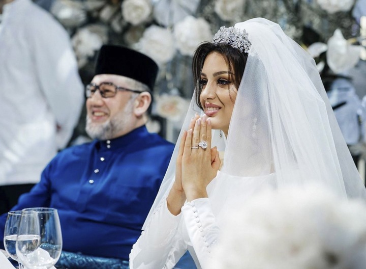 Oksana Voevodin se svým bývalým manželem sultánem Muhammadem