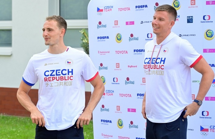 Vlevo Ondřej Perušič a Ondřej Schweiner 