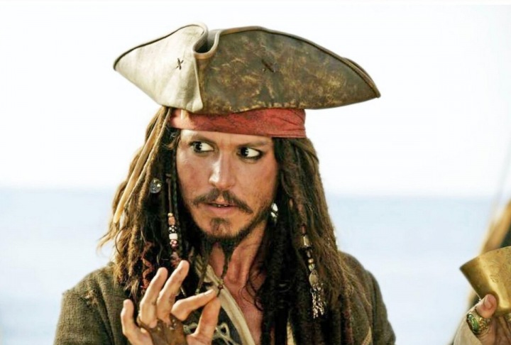 Johnny Depp jako Jack Sparrow