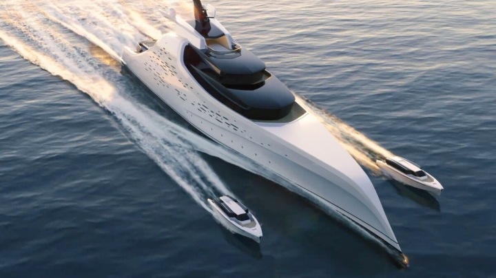 Superjachta na vodíkový pohon
