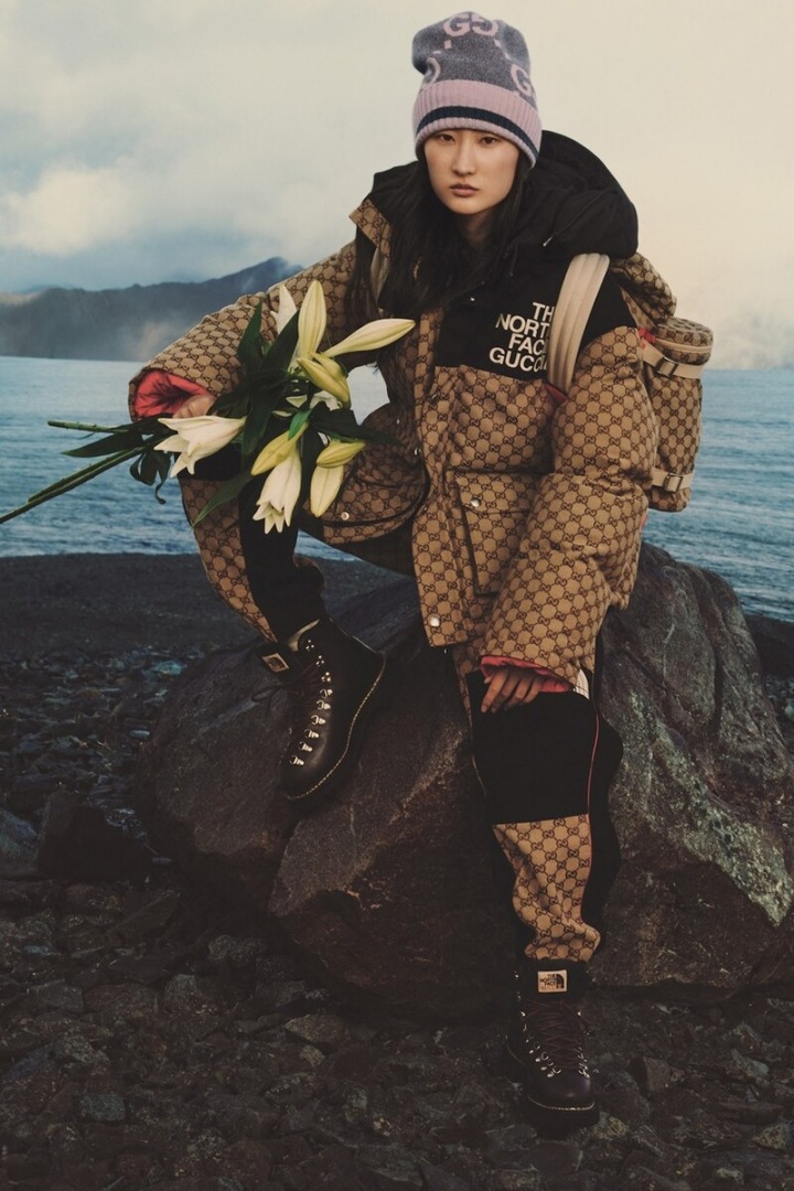 Spojení Gucci a The North Face poukázalo na zajímavé pojetí funkčního oblečení. 