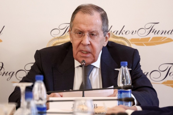 Ruský ministr zahraničí Sergej Lavrov Ruský ministr zahraničí Sergej Lavrov