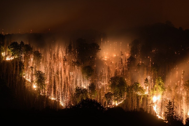 Požár by měl být kompletně zlikvidovaný do týdne
