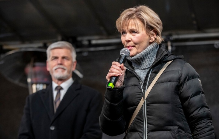 Eva Pavlová a Petr Pavel