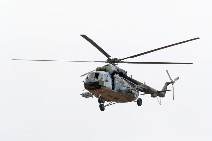 Japonský vrtulník Black Hawk se zřítil 