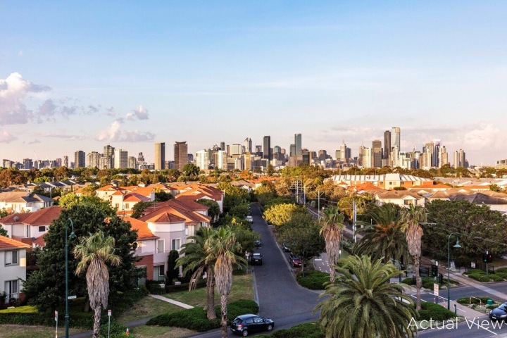 Pohled na Port Melbourne