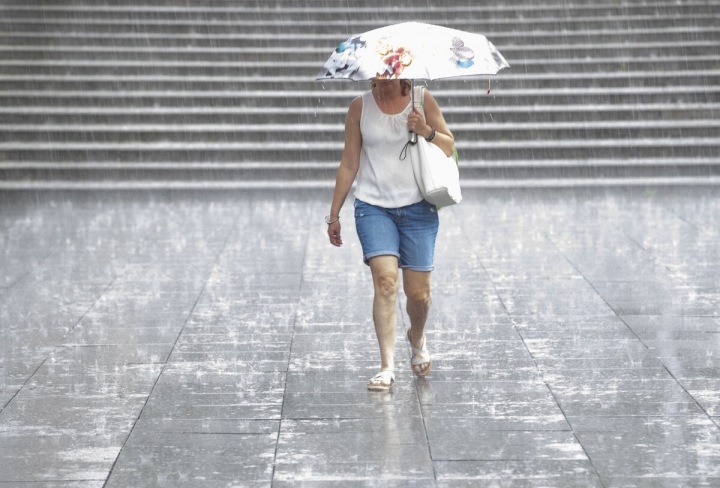 O víkendu vydatně pršelo