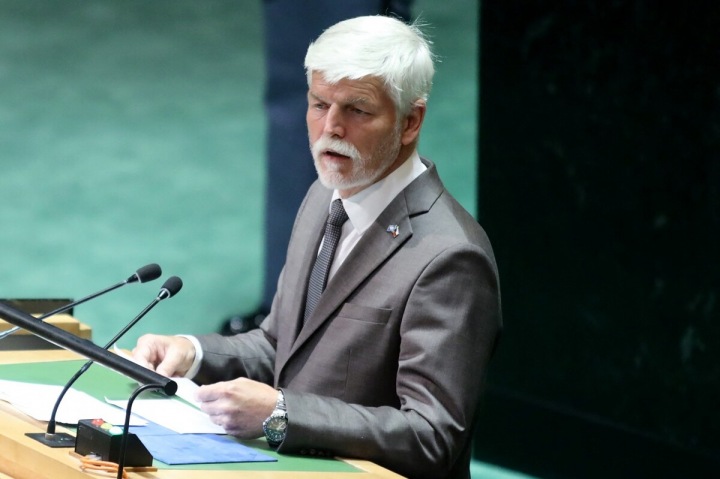 Prezident Pavel během projevu v OSN